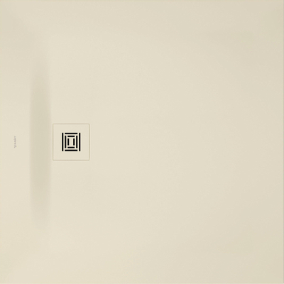 Duravit Sustano Douchebak - 100x100x3cm - Vierkant - DuraSolid - mat crème (beige)