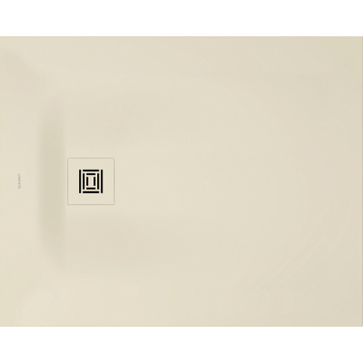 Duravit Sustano Douchebak - 100x80x3cm - Rechthoek - DuraSolid - mat crème (beige)