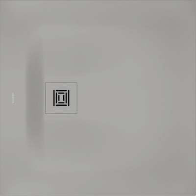 Duravit Sustano Douchebak - 80x80x3cm - Vierkant - DuraSolid - mat grijs