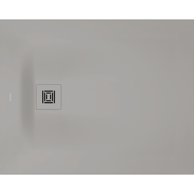 Duravit Sustano Douchebak - 100x80x3cm - Rechthoek - DuraSolid - mat grijs