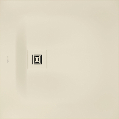 Duravit Sustano Douchebak - 80x80x3cm - Vierkant - DuraSolid - mat crème (beige)