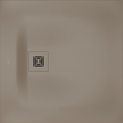 Duravit Sustano Douchebak - 80x80x3cm - Vierkant - DuraSolid - mat greige (beige)