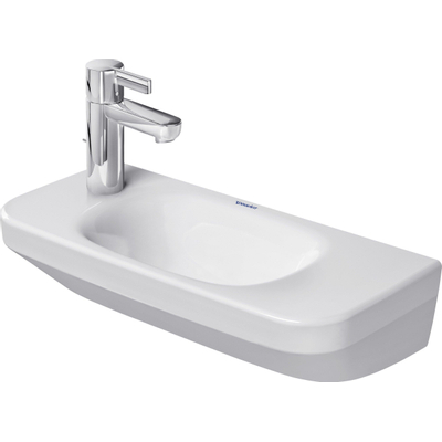 Duravit DuraStyle fontaine avec trop-plein 1 trou de robinet à droite 50x22cm blanc
