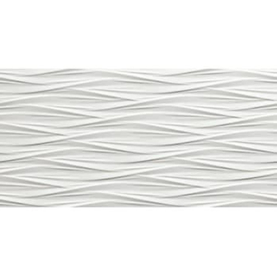 Atlas Concorde 3D Wall Design Carreau de sol et mural - 80x40cm - 10mm - rectifié - Wind White (Blanc)