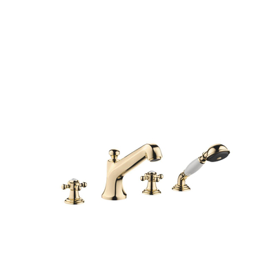 Dornbracht Madison Mitigeur de baignoire 4 trous 225mm avec inverseur avec garniture avec bec laiton