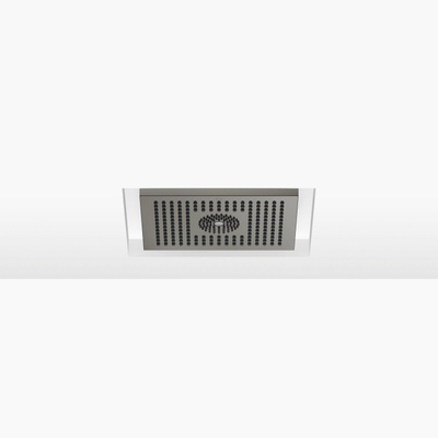 Dornbracht Universeel tête de douche pluie encastrée au plafond avec éclairage 30x24cm avec surface platine polie.