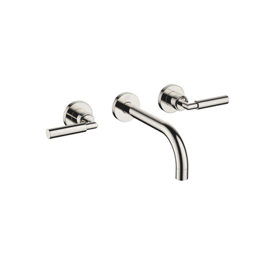 Dornbracht Tara afbouwdeel wastafelkraan - voorsprong 19cm - zonder waste - platina (grijs)