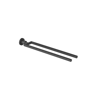 Dornbracht Tara 2 lids handdoekhouder vast zwart