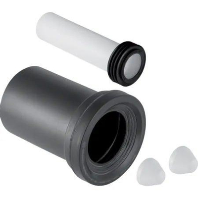 Geberit Garniture de raccordement pour cuvette suspendue L18,5cm