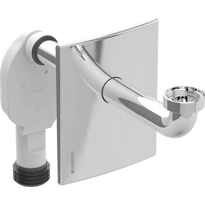 Geberit inbouwsifon - met afdekplaat - hoogglans chroom