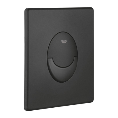 Grohe Skate Air Bedieningsplaat - dualflush - 15.6x19.7cm - verticaal - phantom black (zwart)