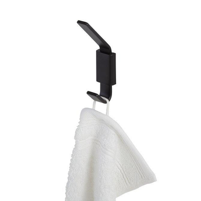 Geesa Frame Patère double pour serviettes Noir