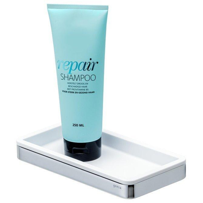 Geesa Frame Étagère 21cm Blanc / Chrome