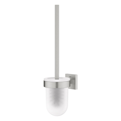 GROHE Start Cube Toiletborstelhouder - wandmontage - vierkant - open - supersteel