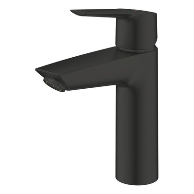 Grohe Start M-size wastafelmengkraan - met klikwaste - matte black (mat zwart)