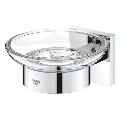 Grohe Start Cube Zeepschaal - met houder - wandmontage - chroom