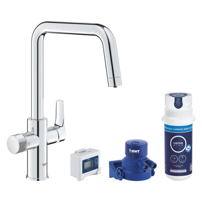 Grohe Blue Pure Start Keukenmengkraan - met filterfunctie - U-uitloop - chroom