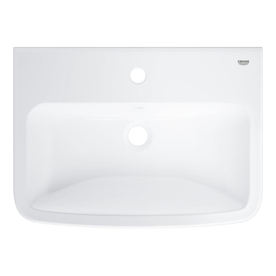 Grohe Start Edge Wastafel - met kraangat - met overloop - 55x40cm - wit