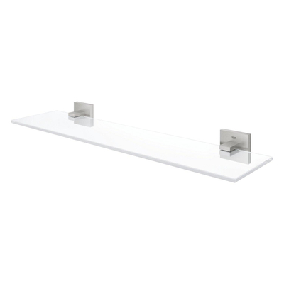 GROHE Start Cube Étagère - 53x14.6cm - verre - super acier