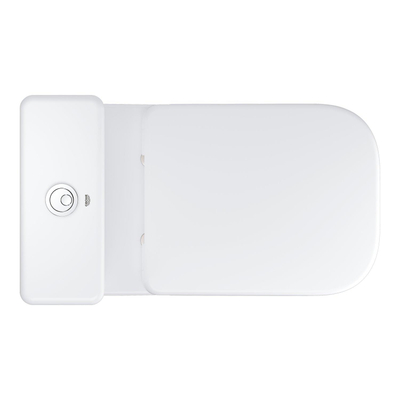 Grohe Start Edge Pack WC sur pied - 38.4x66.8x82.5cm - sans bride - avec réservoir - arrivée en dessous - abattant softclose et quickrelease - Blanc