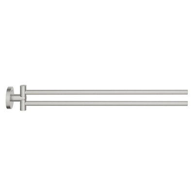 Grohe Start Handdoekhouder - 2-lids - Supersteel (RVS) - rvs-look