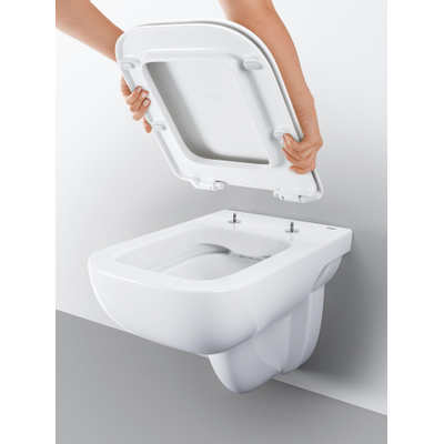 Grohe Start Edge Wandcloset - diepspoel - rimless - closetzitting met deksel en softclose - 35.9x53.5cm - wit