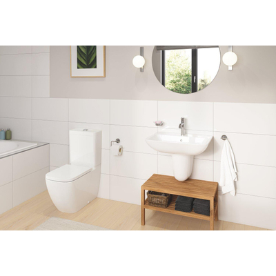 Grohe Start Edge Wastafel - met kraangat - met overloop - 60x44.4cm - wit