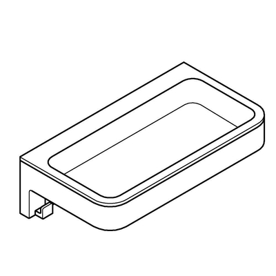 Grohe Start Cube Douchetray - 20x11x6cm - wandmontage - chroom