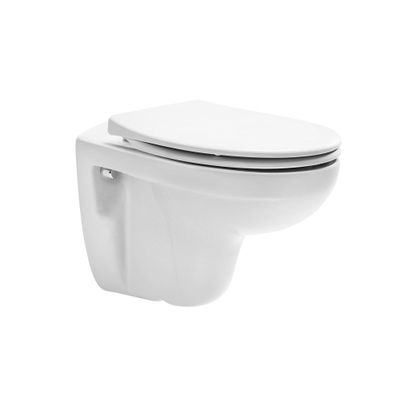 Ideal Standard Eurovit hangtoilet – spoelrandloos – diepte 52 cm – zichtbare bevestiging – glans wit