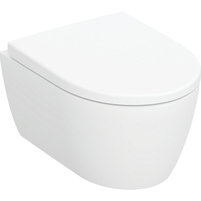 Geberit ICon Wandcloset - compact - rimless - softclose zitting - quickrelease - mat wit