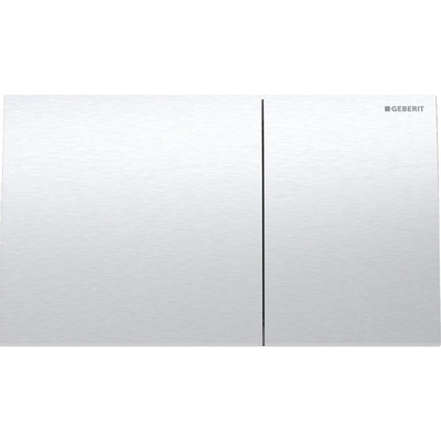 Geberit Sigma70 bedieningsplaat - 2-toets spoeling - rechthoekige knoppen - dualflush - rvs geborsteld
