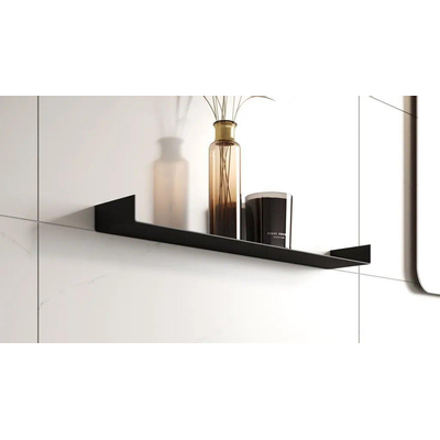 Looox Shelf inbouw planchet 80x10cm antraciet