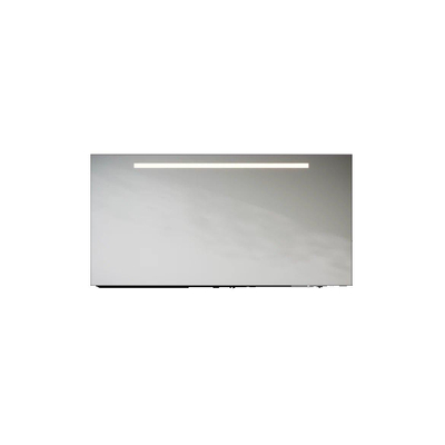 LoooX M-Line spiegel – rechthoek – 160x60 cm – directe LED – Aluminium (Zilver)