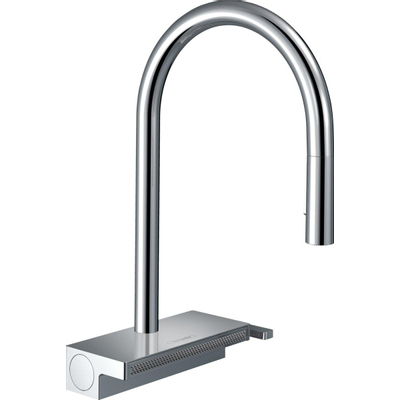 Hansgrohe Aquno 1-gr robinet de cuisine 170mm avec douchette extractible 3 jets chromé