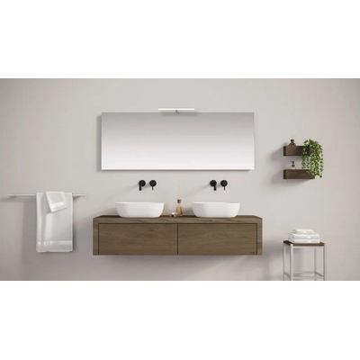 Looox B-Line spiegellamp – 60 cm – LED-verlichting – Aluminium