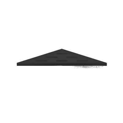 Looox Corner Shelf Tablette murale d'angle 30x22cm compatible pour la douche Noir mat
