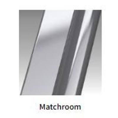 Novellini H style inloopdouche m/schuifdeur re. verstelb. h.glas chr