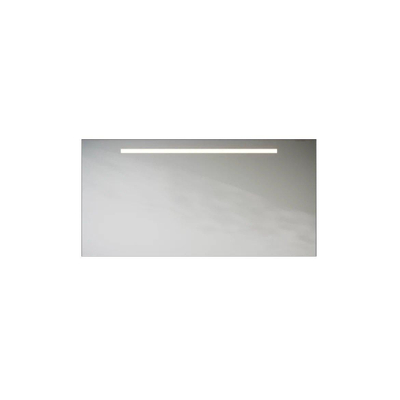 LoooX Black Line miroir – rectangle – 120 x 60 cm – LED directe – Noir mat