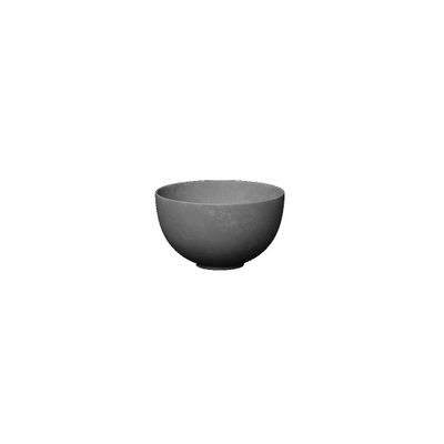Looox Ceramic raw Sink Small Waskom / fontein 23cm zwart