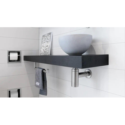 Looox Ceramic raw Sink Small Waskom / fontein 23cm licht grijs