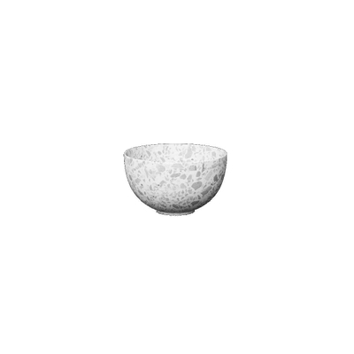 Looox Ceramic terrazzo Sink Ceramic small Waskom / fontein 23cm terrazzo grijs