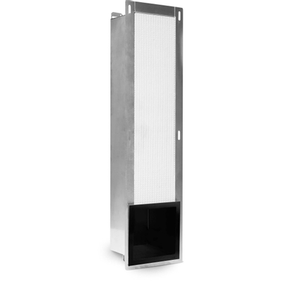 Looox Closed Support de rouleau de réserve encastré 17.3x74x14cm - 6 rouleaux - noir mat