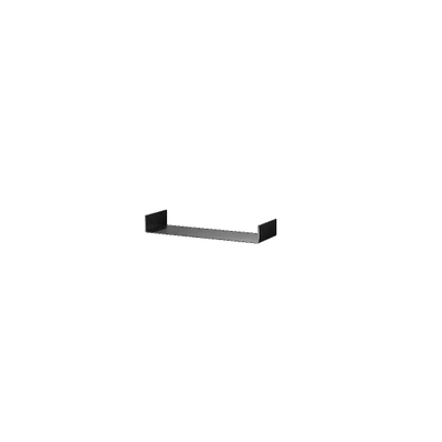 Looox Colour Shelf Special inbouw planchet 30x10cm RVS geborsteld