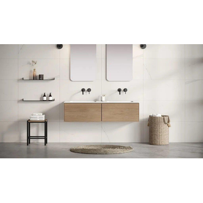 Looox Colour Shelf Special étagère encastrée 80x10cm inox brossé