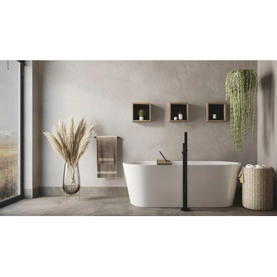 Looox Cool baignoire autoportante - 170x80x58.5cm - acrylique blanc brillant