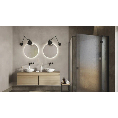 Looox Light collection applique murale - 2 bras - réglable - noir mat