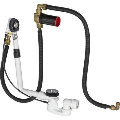 Viega Multiplex Multiplex Trio évacuation de baignoire et combinaison de remplissage et de trop-plein partie encastrée 40x450mm avec disconnector standard