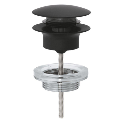 Grohe Afvoergarnituur - push-up - phantom black (zwart)