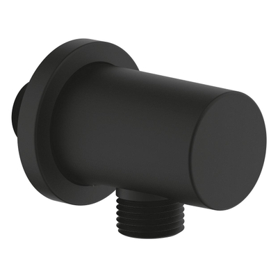 Grohe Rainshower Wandaansluitbocht - 1/2 - rond - phantom black (zwart)