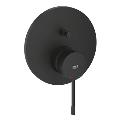 Grohe Essence badkraan - inbouw - met omstel - phantom black (zwart)